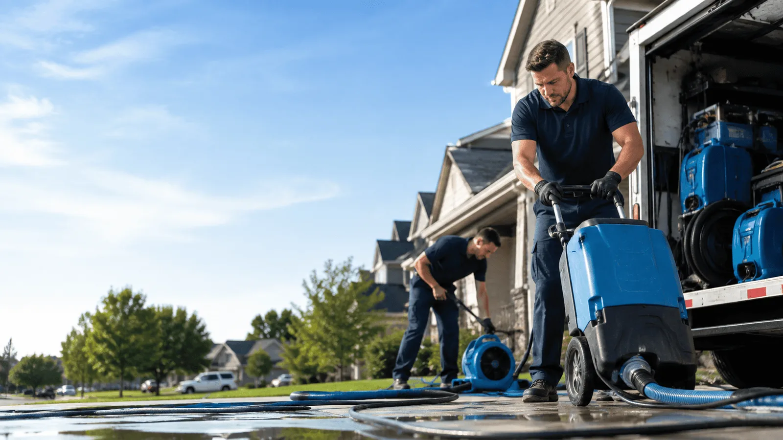 Structural Drying being performed in Russell Springs, KY